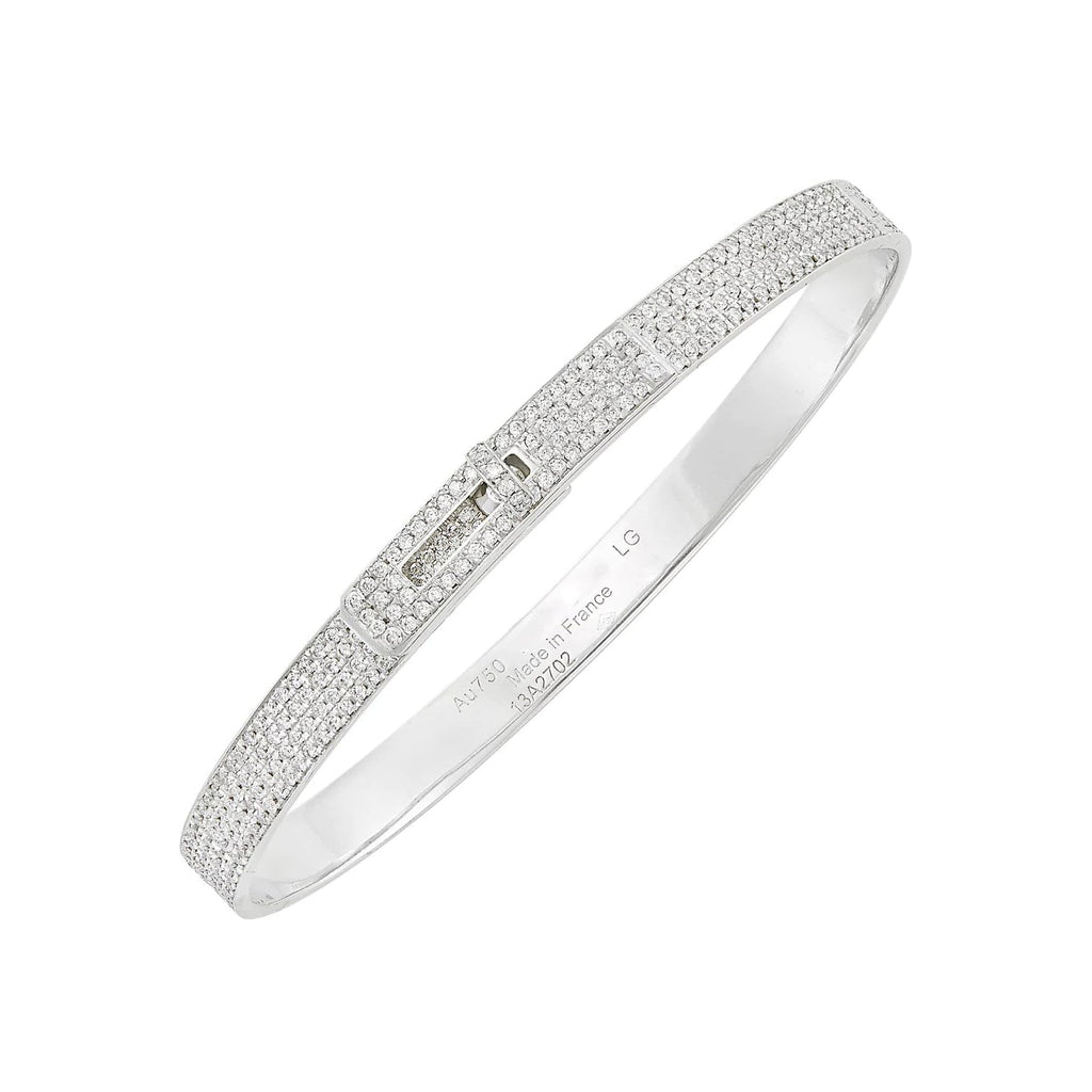¡®Dream¡¯HM KELLY BRACELET IN SILVER AND FULL PAVE DIAMOND