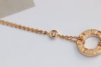 ¡®Dream¡¯LOVE NECKLACE ADJUSTABLE ROSE GOLD 2 DIAMOND