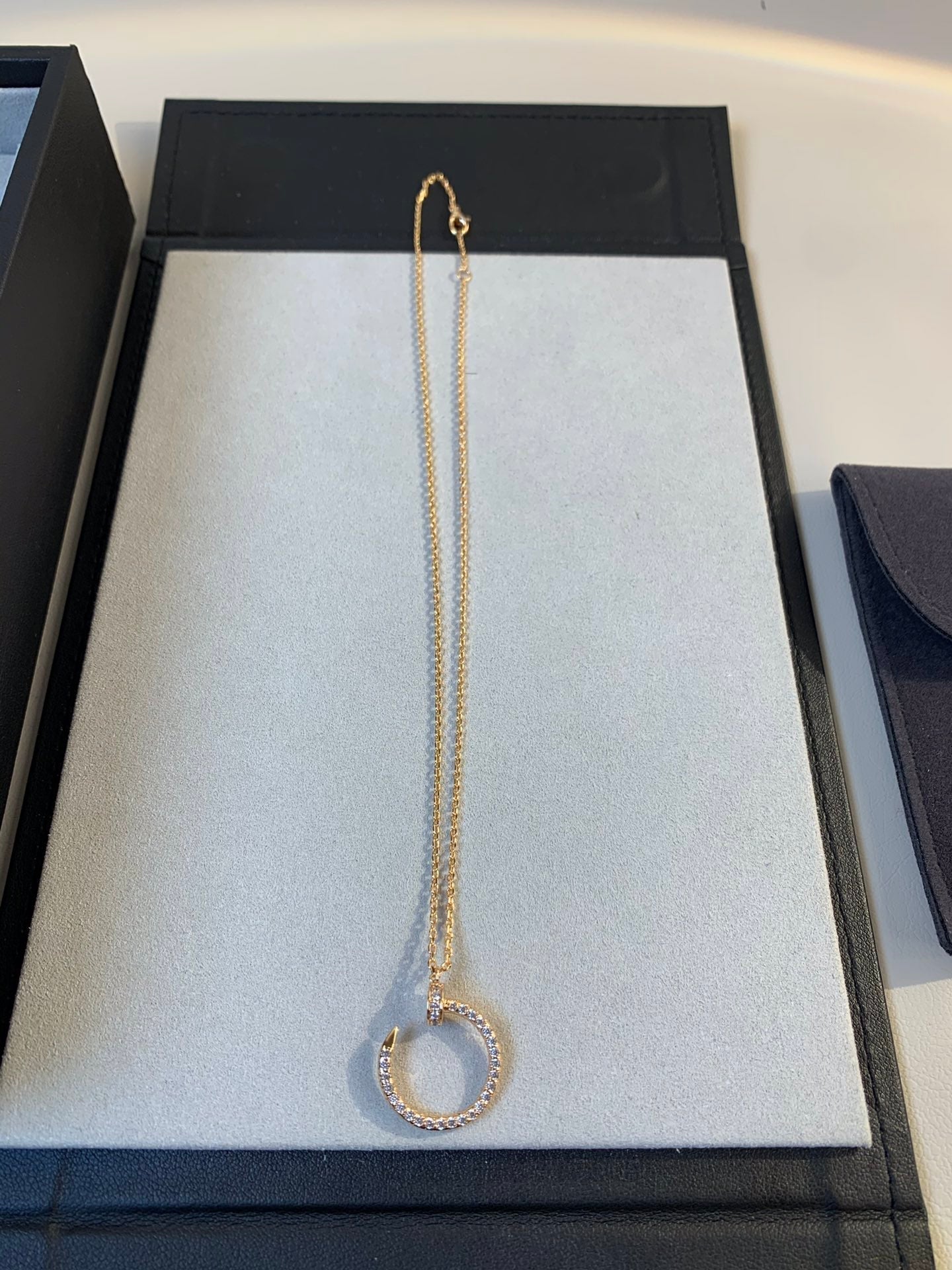 ¡®Dream¡¯JUSTE NECKLACE PINK GOLD DIAMONDS