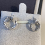 ¡®Dream¡¯JUSTE EARRINGS SILVER DIAMONDS