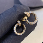 ¡®Dream¡¯JUSTE EARRINGS GOLD DIAMONDS