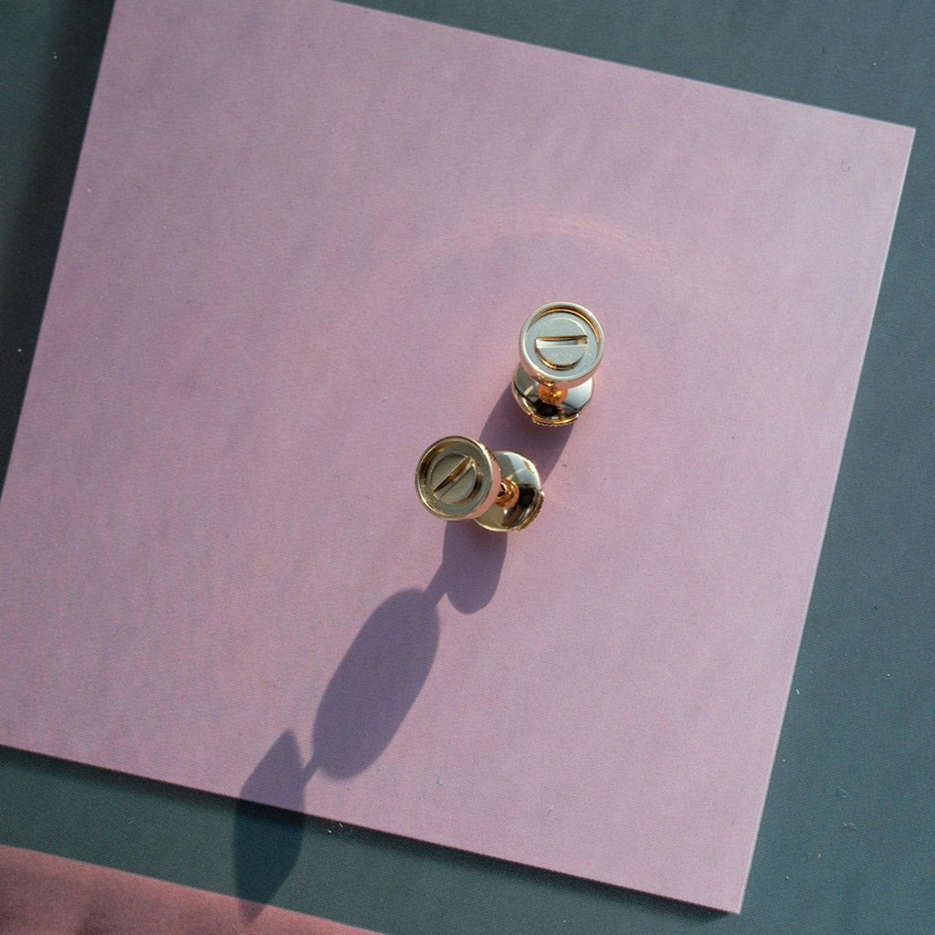 „Dream“-Ohrringe, Roségold, 10 mm