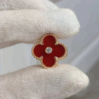 ¡®Dream¡¯CLOVER MEDIUM 1 MOTIFS CARNELIAN DIAMANT Ohrringe