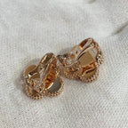 ¡®Dream¡¯CLOVER MEDIUM 1 MOTIFS CARNELIAN DIAMANT Ohrringe