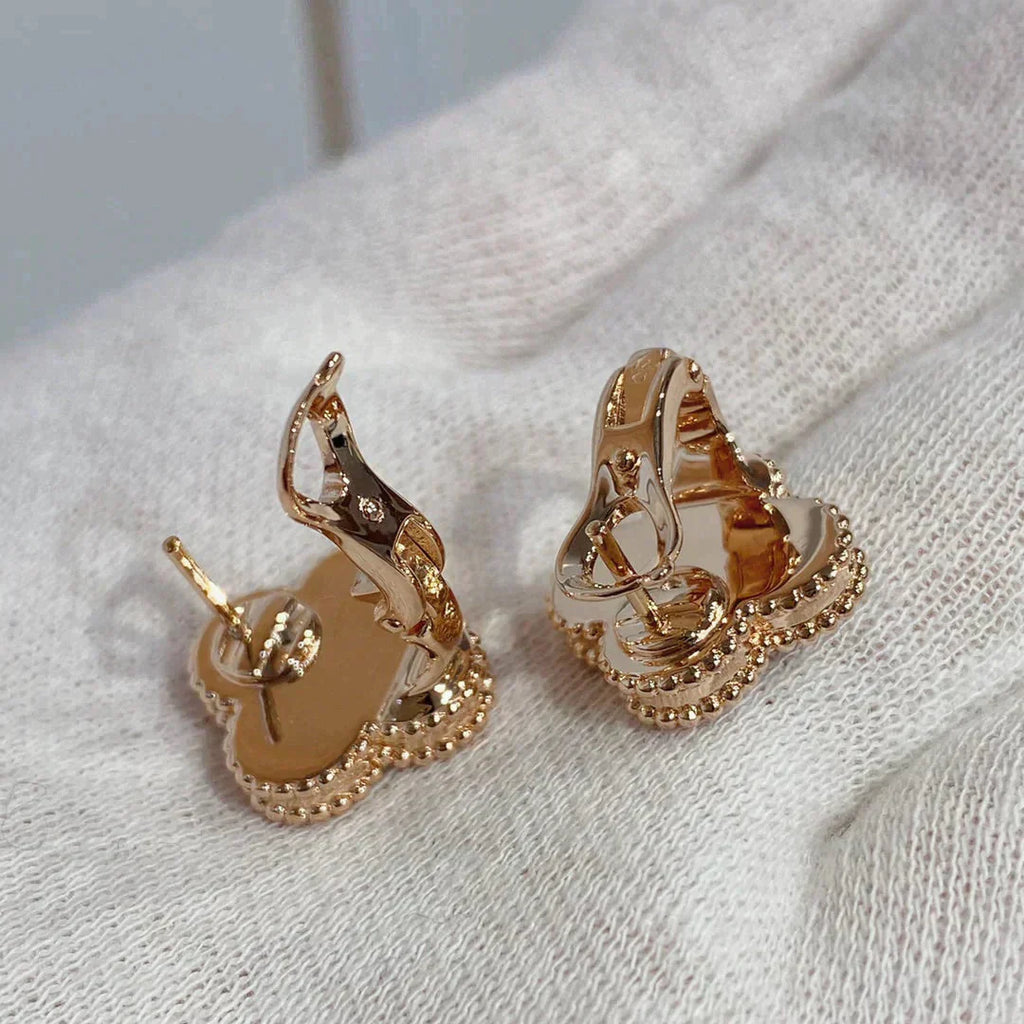 ¡®Dream¡¯CLOVER MEDIUM 1 MOTIFS CARNELIAN DIAMANT Ohrringe