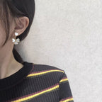 ¡®Dream¡¯CLOVER SWEET WHITE MOP EARRINGS