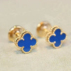 ¡®Dream¡¯CLOVER MINI 9.5MM TURQUOISE EARRINGS