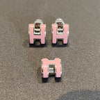 ¡®Dream¡¯MINI POP H SILVER EARRINGS PINK