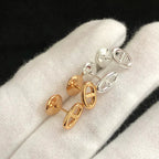 ¡®Dream¡¯CHAINE SMALL EARRINGS GOLD AND SILVER