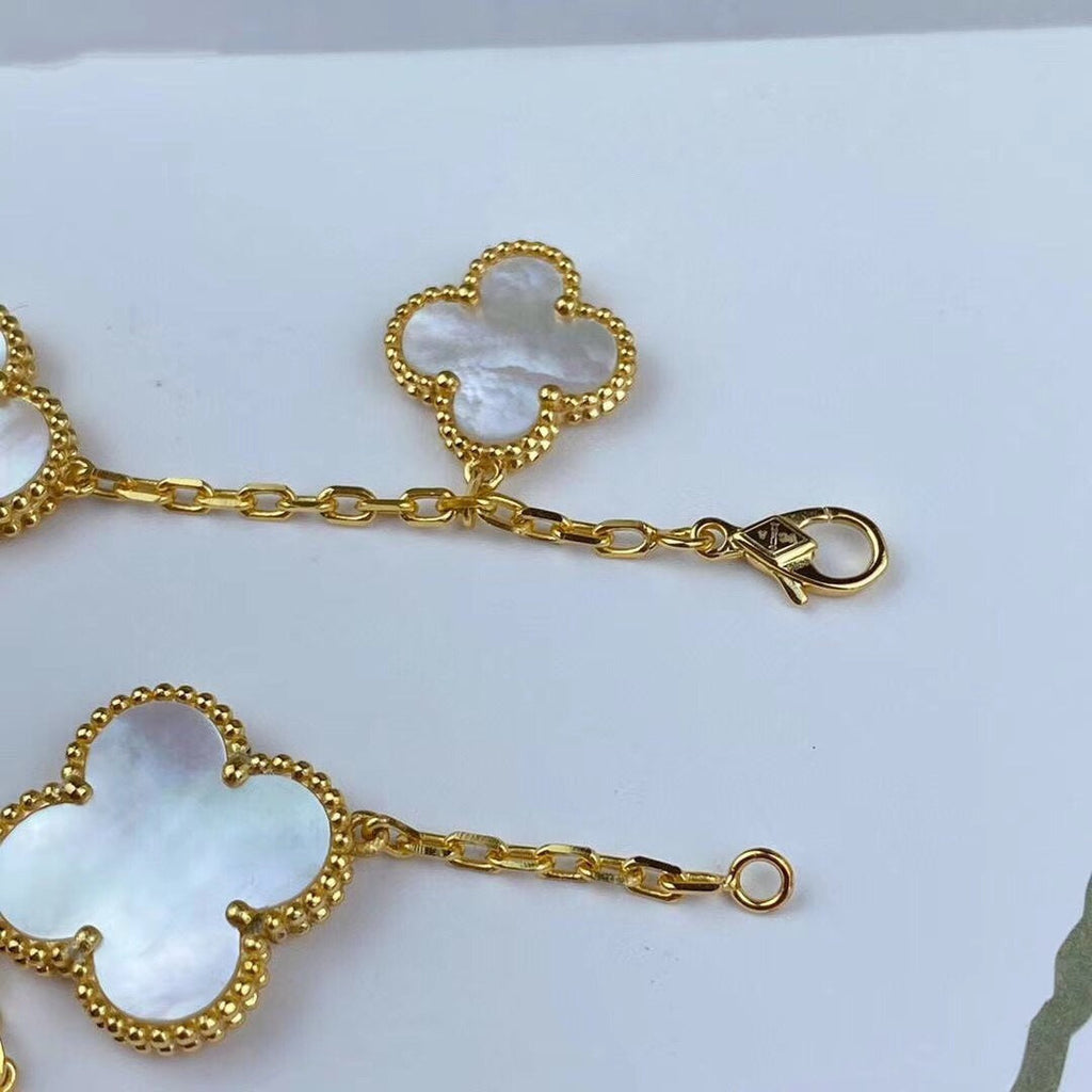 ¡®Dream¡¯MAGIC CLOVER MOP GOLD BRACELET 5 MOTIFS