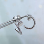 ¡®Dream¡¯JUSTE EARRINGS 12.75MM SILVER DIAMOND
