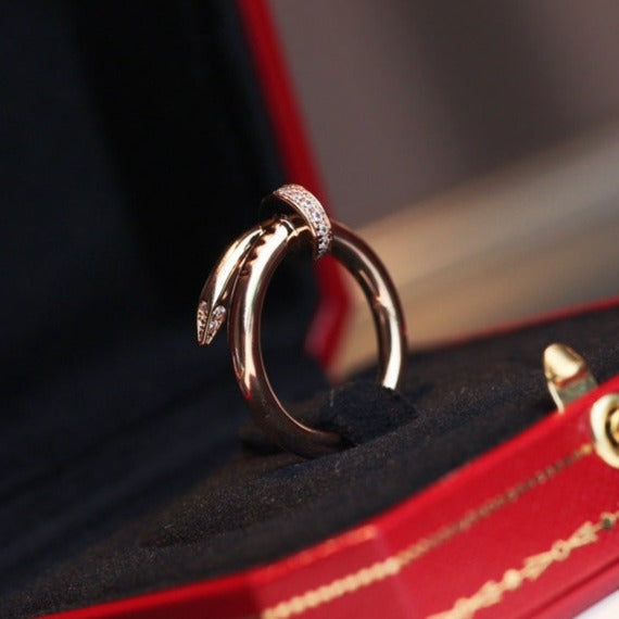 „Dream“-JUSTE-Ring, 2,65 mm, Roségold, Diamant