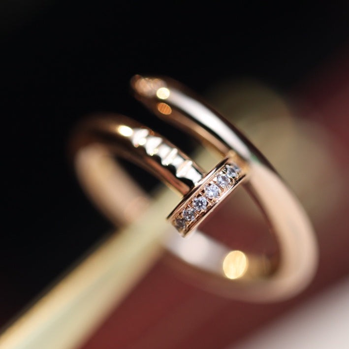 „Dream“-JUSTE-Ring, 2,65 mm, Roségold, Diamant
