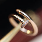 „Dream“-JUSTE-Ring, 2,65 mm, Roségold, Diamant