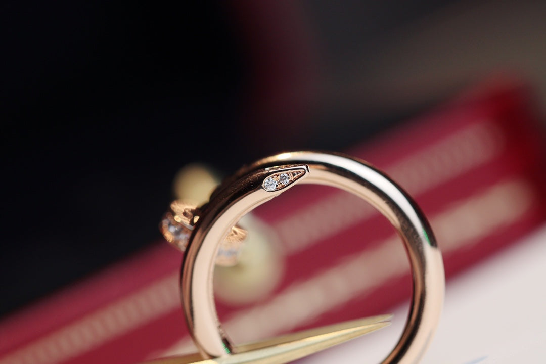 „Dream“-JUSTE-Ring, 2,65 mm, Roségold, Diamant