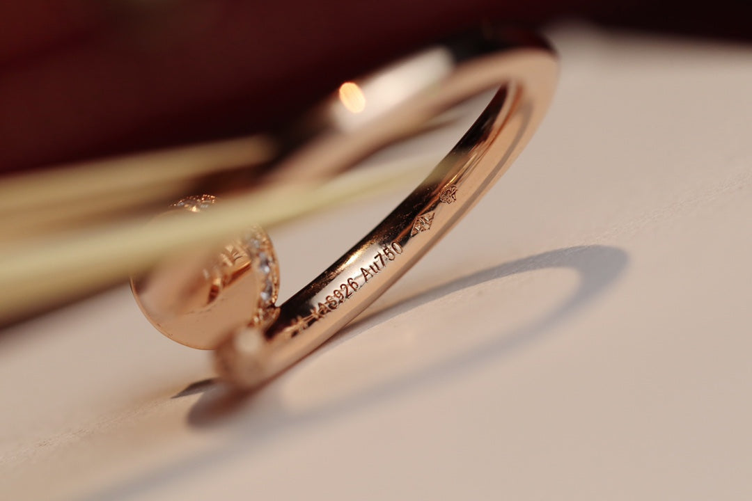 „Dream“-JUSTE-Ring, 2,65 mm, Roségold, Diamant