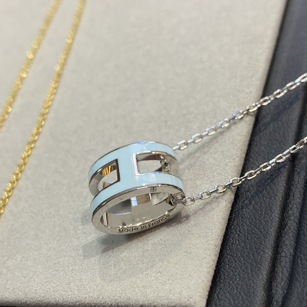 ¡®Dream¡¯POP H LIGHT BLUE NECKLACE