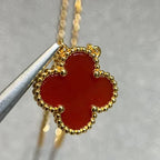 „Dream“ CLOVER 15MM KARNEOL EINZELNE BLUMENKETTE