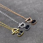 ¡®Dream¡¯CHAINE VERSO BLACK CERAMIC  NECKLACE