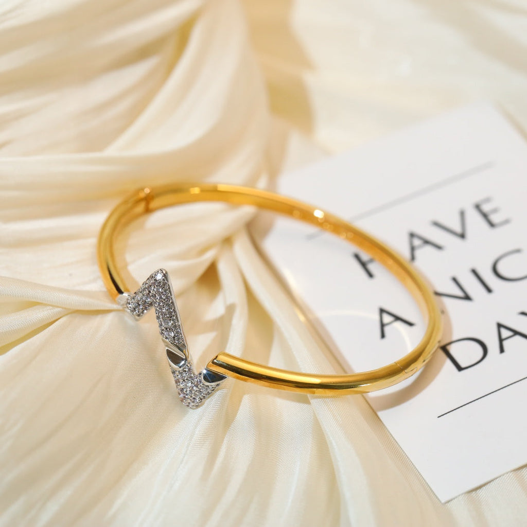 ¡®Dream¡¯VOLTE UPSITE DOWN GOLD DIAMOND BRACELET