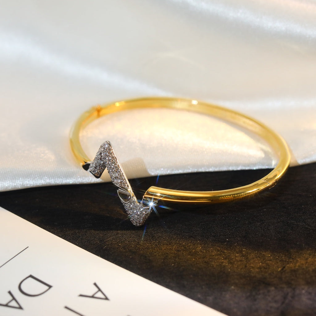 ¡®Dream¡¯VOLTE UPSITE DOWN GOLD DIAMOND BRACELET