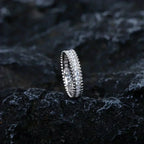 "Dream" Perlee Diamant Silberring