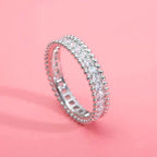 "Dream" Perlee Diamant Silberring