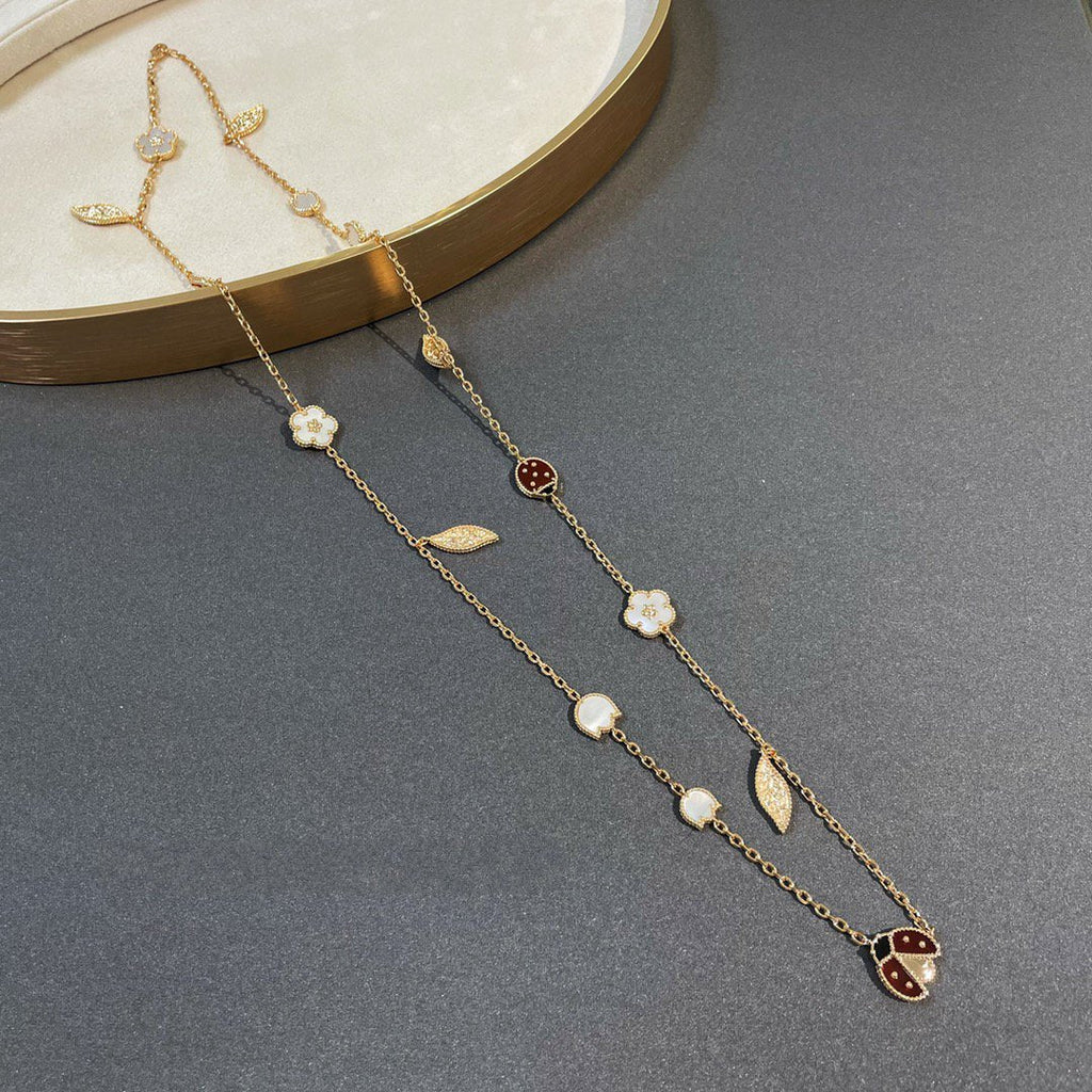 ¡®Dream¡¯LUCKY SPRING 15 MOTIFS GOLD HALSKETTE