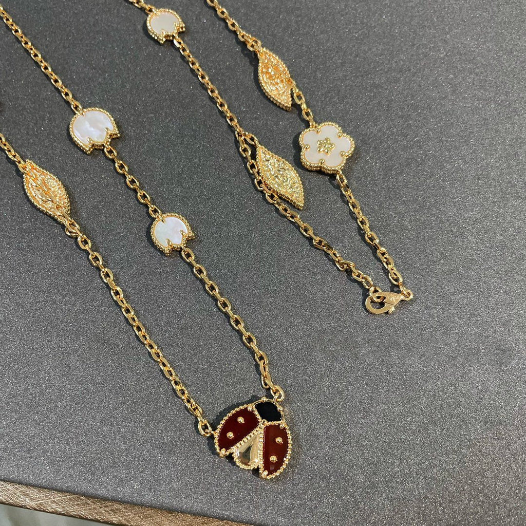 ¡®Dream¡¯LUCKY SPRING 15 MOTIFS GOLD HALSKETTE
