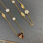 ¡®Dream¡¯LUCKY SPRING 15 MOTIFS GOLD HALSKETTE