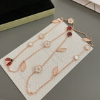 Halskette „Dream“ „LUCKY SPRING“ mit 15 Motiven in Roségold