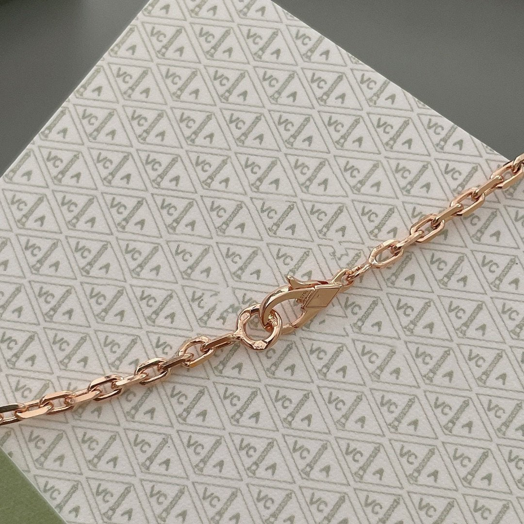 Halskette „Dream“ „LUCKY SPRING“ mit 15 Motiven in Roségold