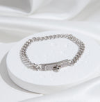 „Dream“-KELLY-KETTENARMBAND AUS SILBER MIT DIAMANTEN