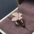 ¡®Dream¡¯ SCHMETTERLING PINKGOLD DIAMANT RING