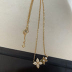 ¡®Dream¡¯STAR BLOSSOM NECKLACE PINK GOLD DIAMONDS