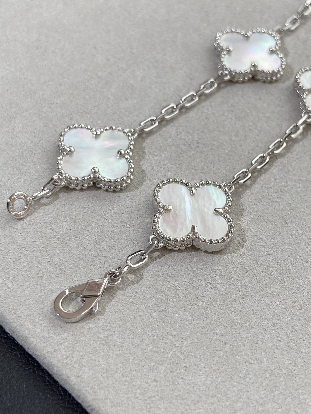 [Traum]Neue CLOVER WHITE PEARL MOP 5 MOTIV ARMBAND KOLLEKTION