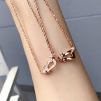 „Dream“FORCE 10 ROSÉGOLD-DIAMANT-HALSKETTE