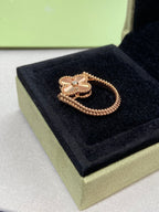 ¡®Dream¡¯CLOVER RIVERSIBLE ROSE GOLD RING