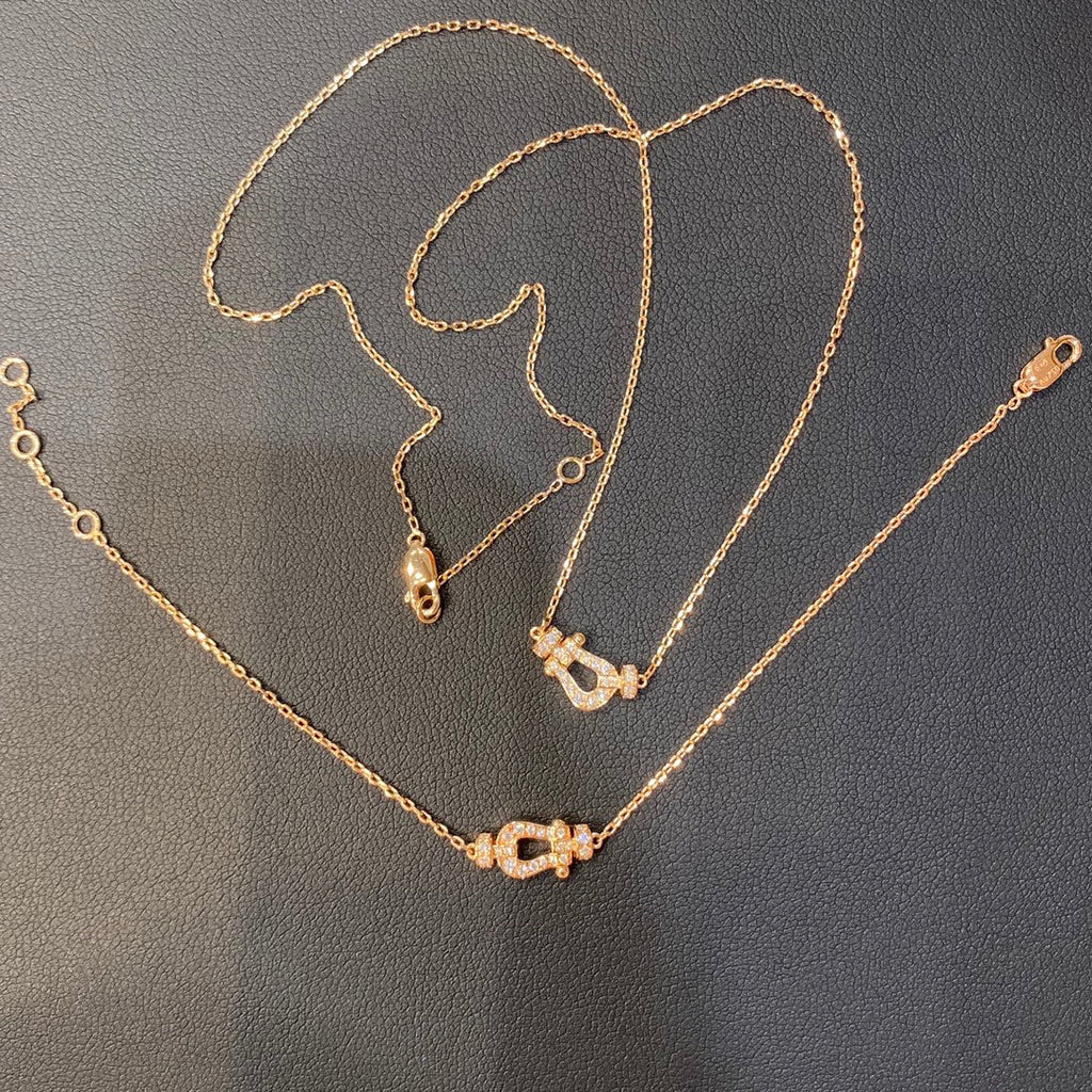 „Dream“-HALSKEKETTE FORCE 10 DIAMANT ROSÉGOLD MINI-MODELL