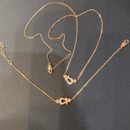 „Dream“-HALSKEKETTE FORCE 10 DIAMANT ROSÉGOLD MINI-MODELL