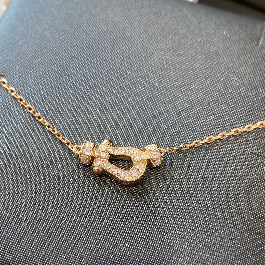 „Dream“-HALSKEKETTE FORCE 10 DIAMANT ROSÉGOLD MINI-MODELL