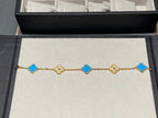 [Traum]Neue Kollektion CLOVER 5 MOTIF BLUE AGATE ARMBÄNDER