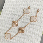 [Traum]Neue CLOVER WHITE PEARL MOP 5 MOTIV ARMBAND KOLLEKTION