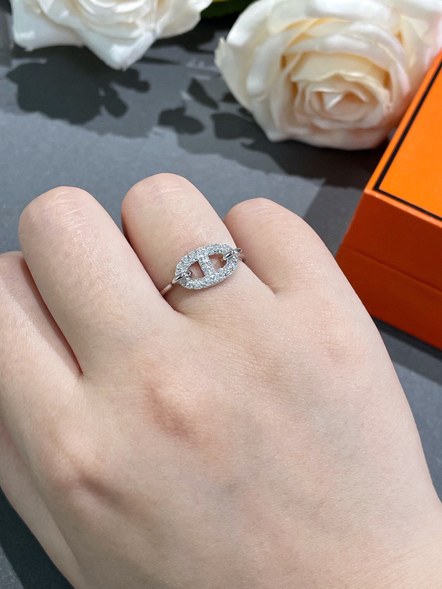 "Dream"-RONDE KLEINER DIAMANTENRING
