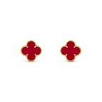 ¡®Dream¡¯CLOVER MEDIUM 1 MOTIFS CARNELIAN  EARRINGS