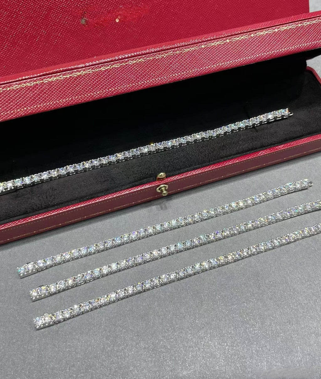 [¡®Dream¡¯]TENNIS BRACELET WITH FULL DIAMOND SETTING