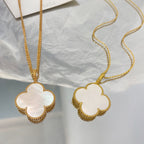 ¡®Dream¡¯CLOVER 25MM MOP LARGE PENDANT NECKLACE
