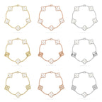[Traum]Neue CLOVER WHITE PEARL MOP 5 MOTIV ARMBAND KOLLEKTION