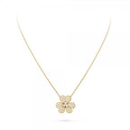 „Traum“-BLUMEN-DIAMANT-HALSKETTE