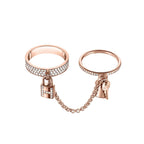 ¡®Dream¡¯HM KELLY CLOCHETTE DOPPELRING IN MIT DIAMANTEN